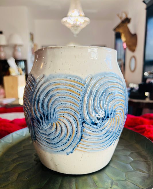 Blue & White Vase / Planter