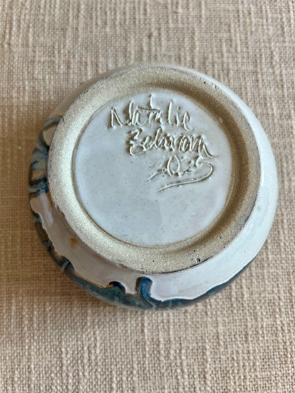 Ramen Bowl Light Blue - Handmade by Ceramic Artist Natalie Zelman