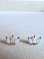 Nightbloom Earrings - Ethiopian Opals and Solid 14kt Gold