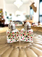 Holiday Polka Dots Small Hand-painted Salt & Pepper Shaker Set by Carol Moore