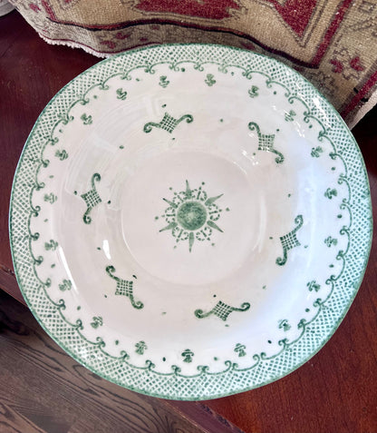 Burano Large Green Serving Bowl