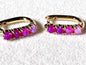 Pink Opal Ombre Earrings