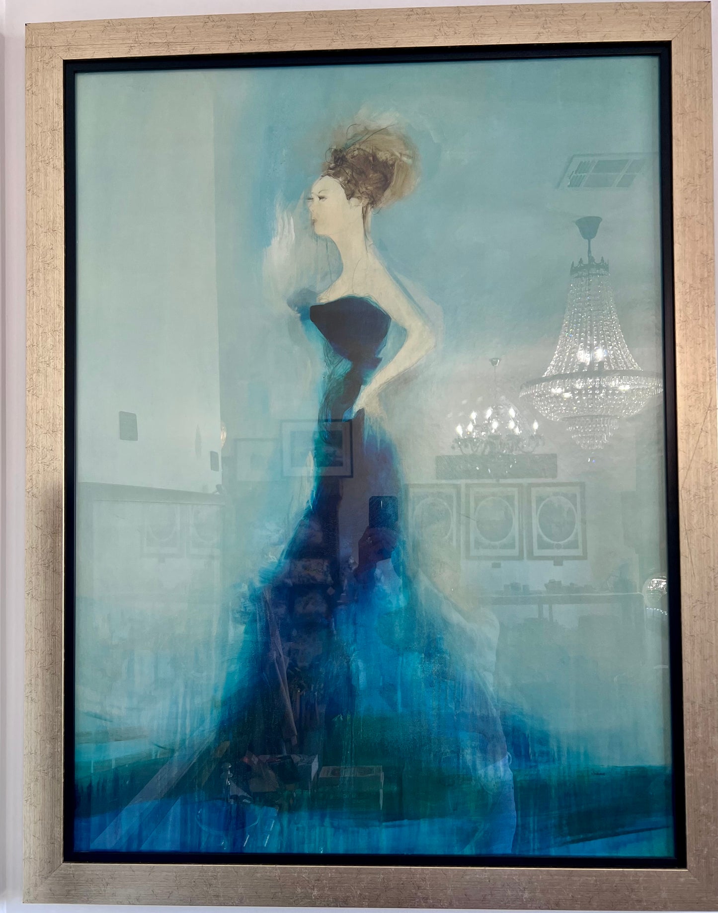 "Graceful" Large Framed Art Print by Artist Sarah Stockstill
