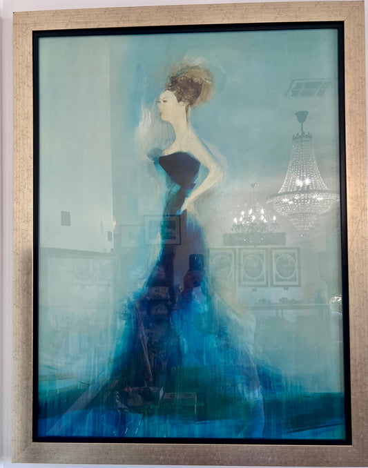 "Graceful" Large Framed Art Print by Artist Sarah Stockstill