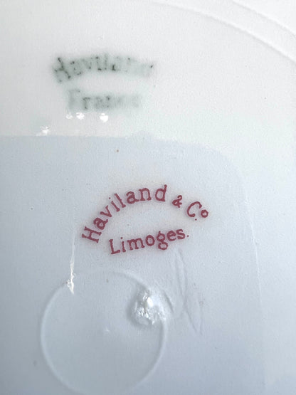 Antique Haviland Limoges Salad Plate - Schleiger 228I, Circa 1894–1931