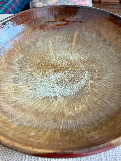 Wild Pinto Wide Bowl - Handmade by Ceramic Artist Natalie Zelman