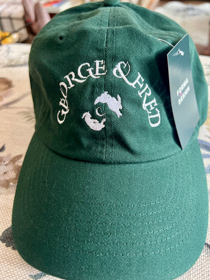 George & Fred Green Forest Embroidered Baseball Hat