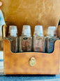 Vintage Mid-Century Travel Bar in Leather Case