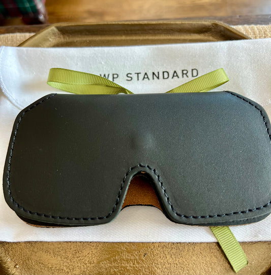 Black Leather Sunglasses Case