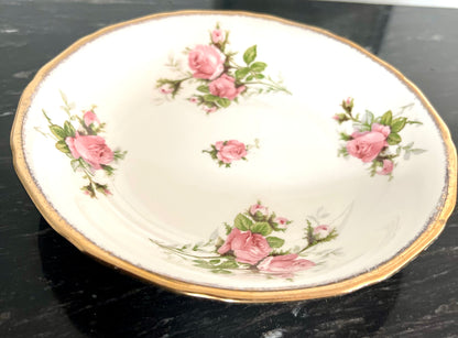 Cannonsburg Pink Rose China with 22KT Gold Trim – 92-Piece Heirloom Set