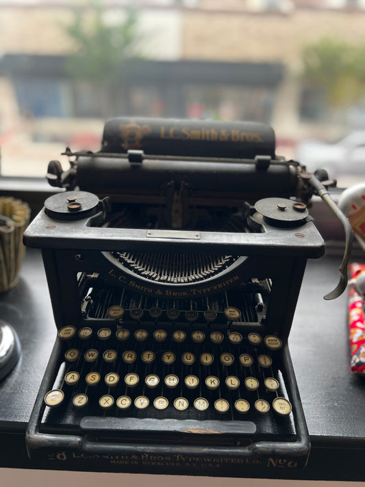 Vintage L. C. Smith & Bros. No. 8 Typewriter 1915-1936
