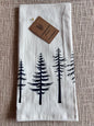 Forest Trees 100% GOTS Organic Cotton Tea Towel
