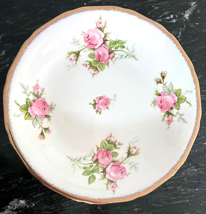 Cannonsburg Pink Rose China with 22KT Gold Trim – 92-Piece Heirloom Set