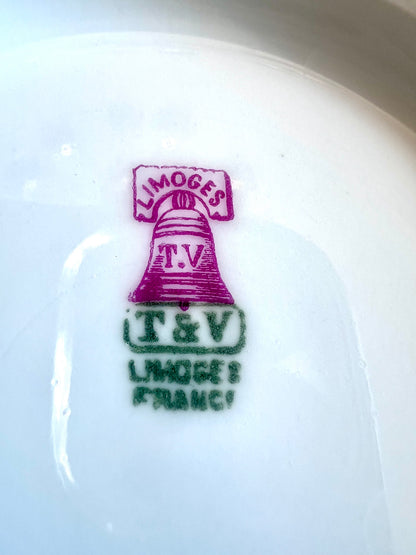 Antique Tressemann & Vogt Limoges France Covered Serving Dish, Circa 1892–1907
