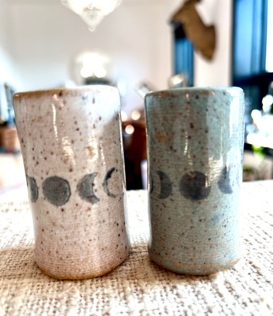Moon Phases Handmade Tiny Tumbler