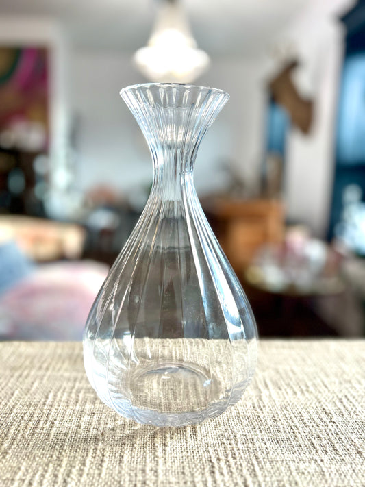 INKU Ribbed Glass Carafe By Sergio Herman for Serax