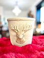 Stag Cement Planter Pot