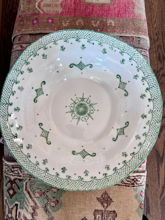 Burano Large Green Serving Bowl