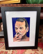 Bill Murray Smoking A Ciggy Framed Print by Meredith Hogeland
