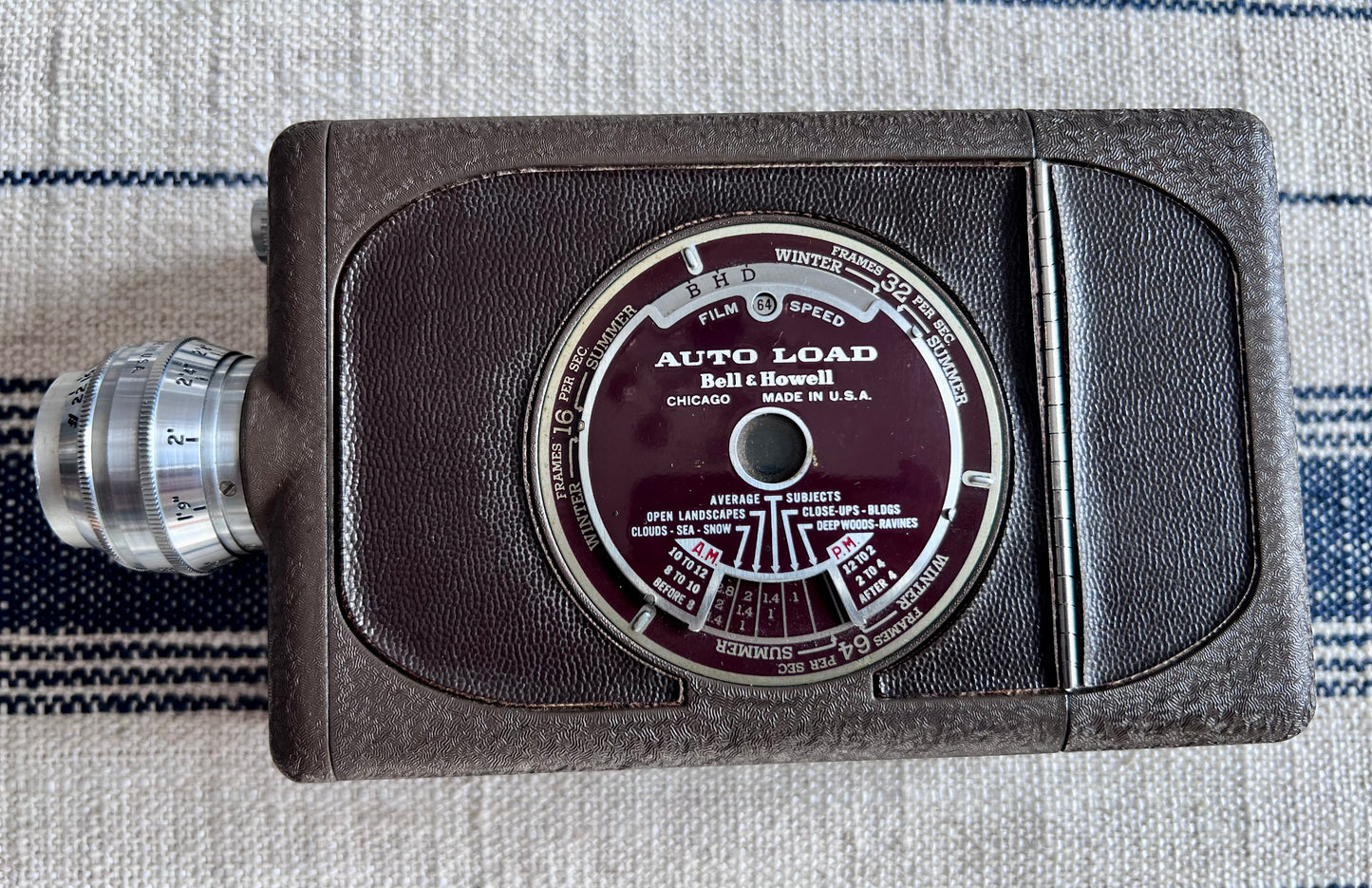 Vintage Bell & Howell 16mm Autoload Movie Camera - Chicago Circa late 1950s-early 1960s
