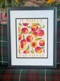 'Il Dolce Far Niente' Framed Peaches Print 2 - London Artist Thea
