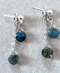 Labradorite & Sterling Silver Dangle Earrings