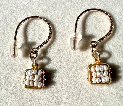 The Carol Lynn Earrings - Fresh Water Pearls & Gold Fill