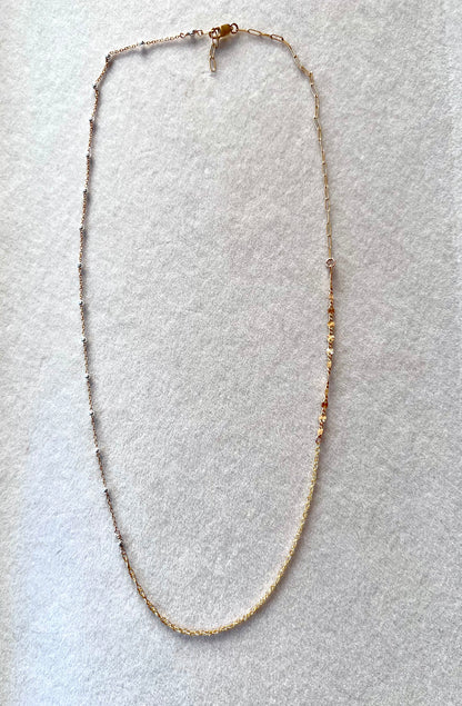 Woven Chain 14kt Gold Fill Necklace - 18"
