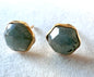 Faceted Labradorite Studs