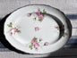 Medium Serving Platter - Canonsburg Pink Rose China with 22KT Gold Trim Heirloom Set Circa 1950-1960s