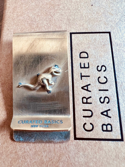 T-Rex Brass Money Clip