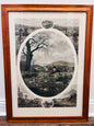 Vintage "A Day With The Harriers" Wood-Framed Print by British Artist William Henry Tuck