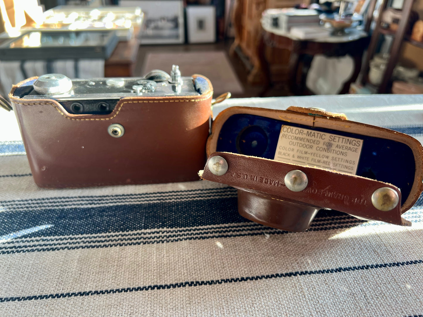 Vintage Argus C3 Camera in Leather Case Circa early 1950s