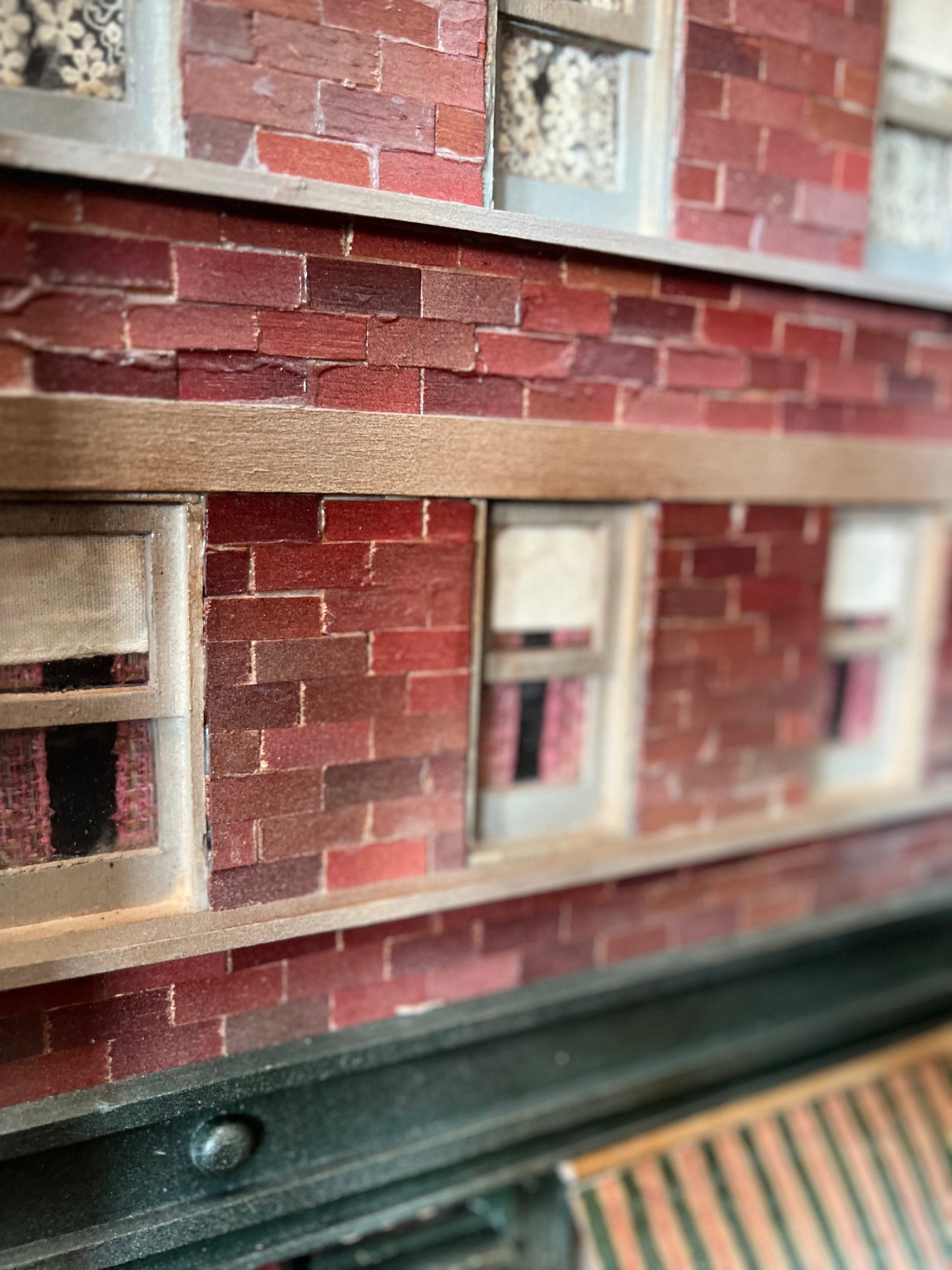 Chicago Barber Shop - Shadow Box by Artist Dick Dahlstrom