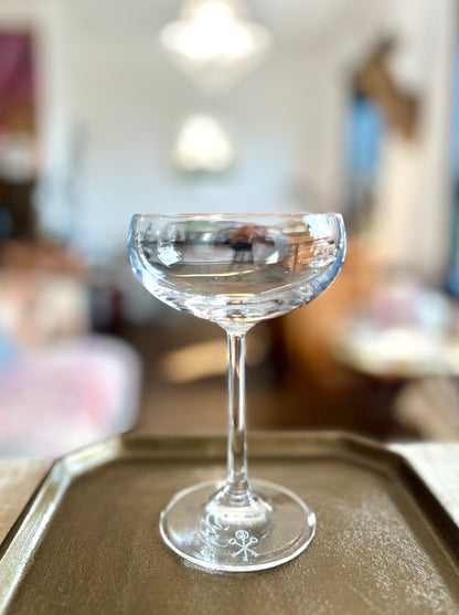 Pappy & Company Signature Keys Coupe Cocktail Glass