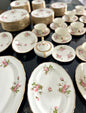 Cannonsburg Pink Rose China with 22KT Gold Trim – 92-Piece Heirloom Set