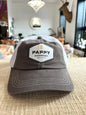 Pappy & Company Graphite Gray Twill Trucker Hat