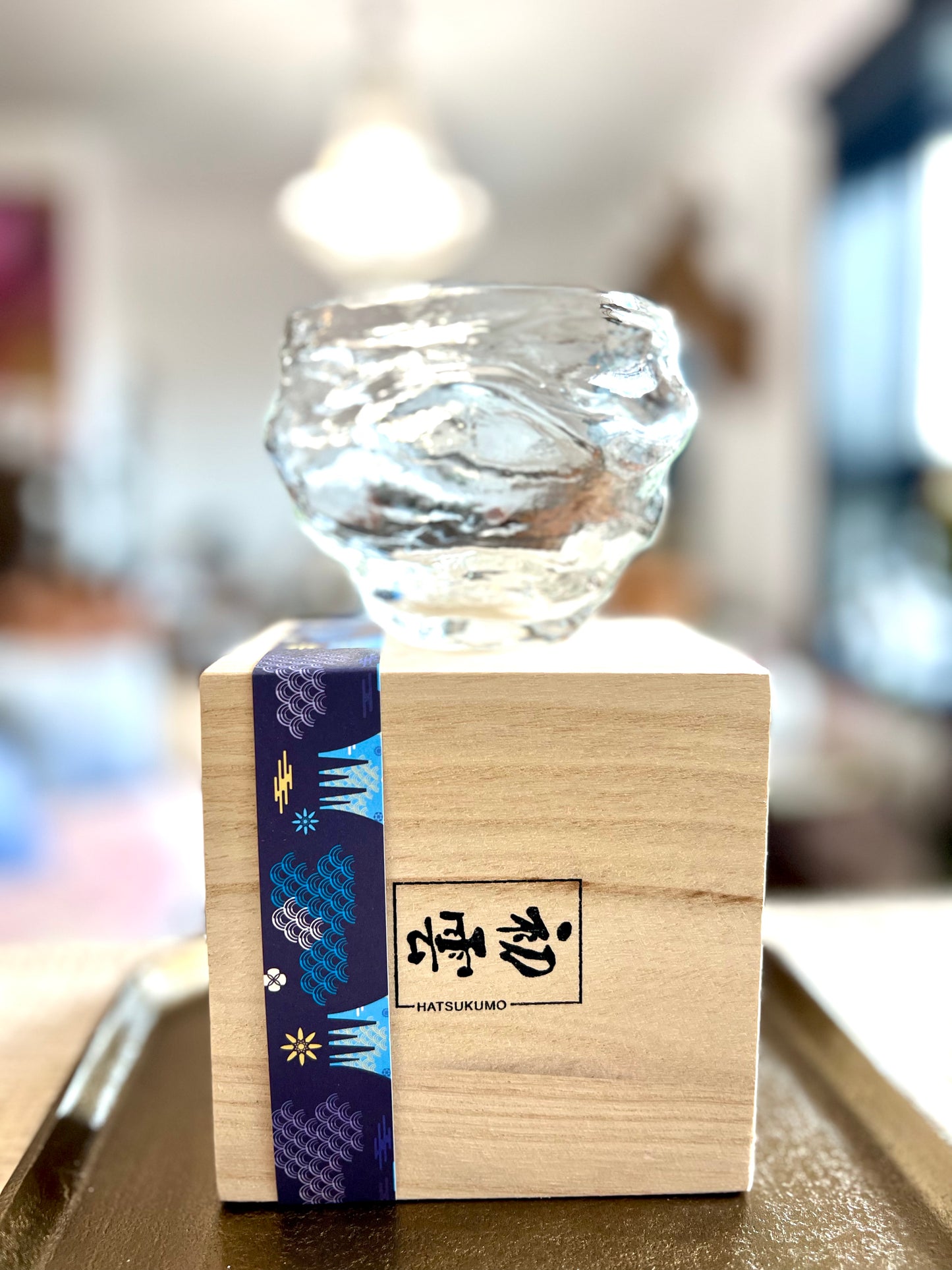 The Kai - Japanese Crystal Whisky Glass with Crafted Wooden Box