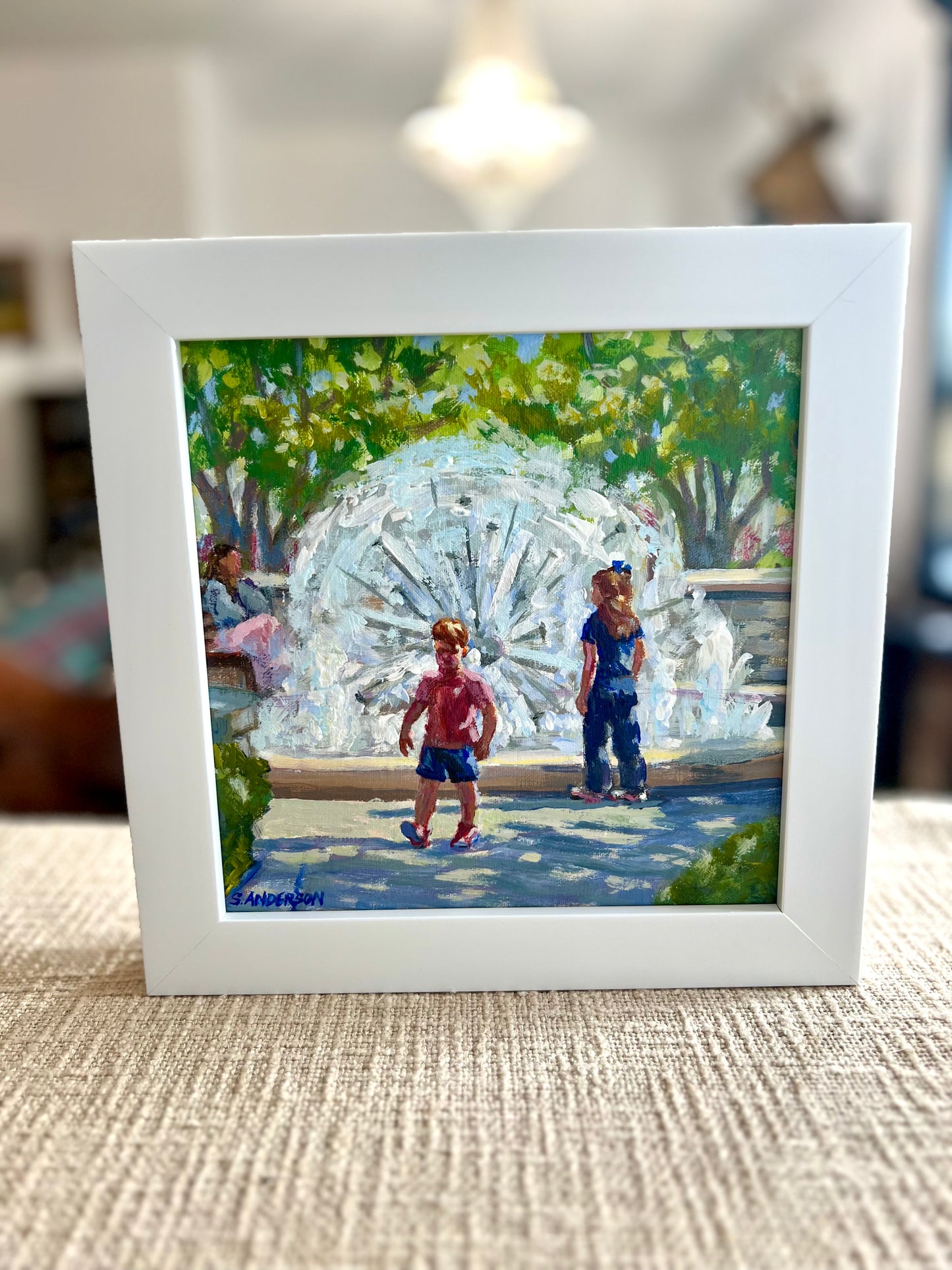 Dandelion Oasis - Original Painting by Susan Anderson