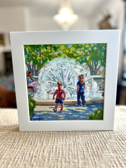 Dandelion Oasis - Original Painting by Susan Anderson