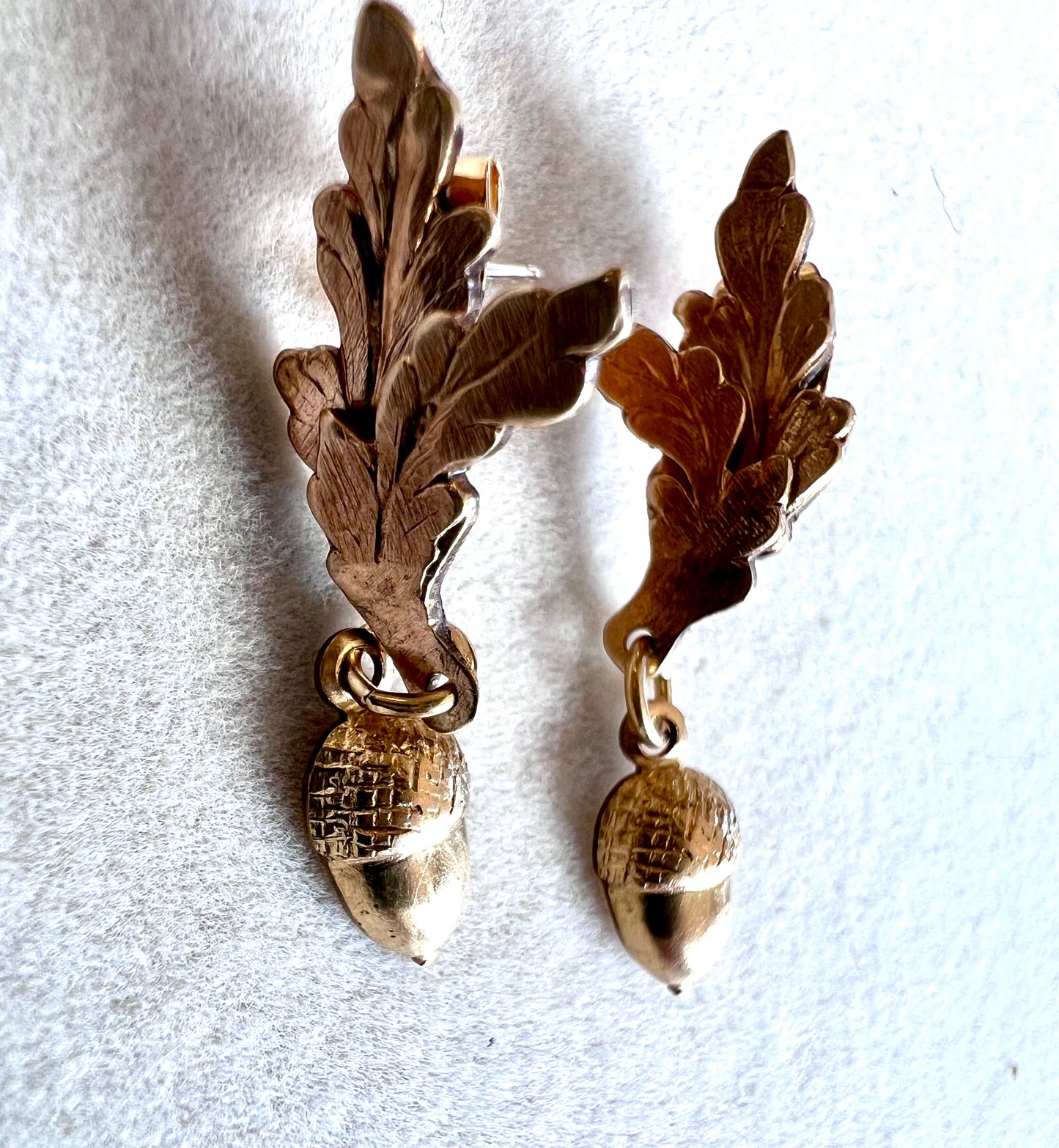 Acorn Brass Earrings