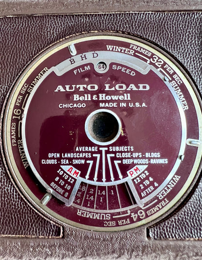 Vintage Bell & Howell 16mm Autoload Movie Camera - Chicago Circa late 1950s-early 1960s