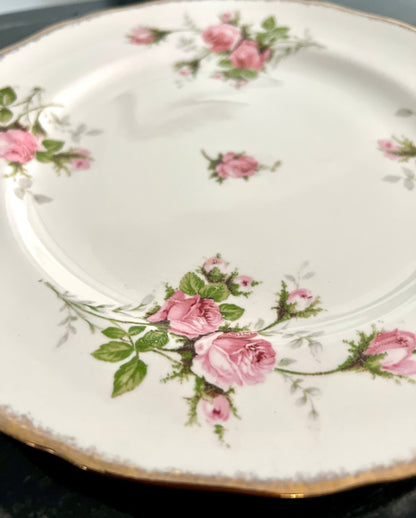Cannonsburg Pink Rose China with 22KT Gold Trim – 92-Piece Heirloom Set