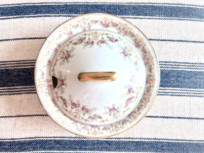 Antique Tressemann & Vogt Limoges France Covered Serving Dish, Circa 1892–1907