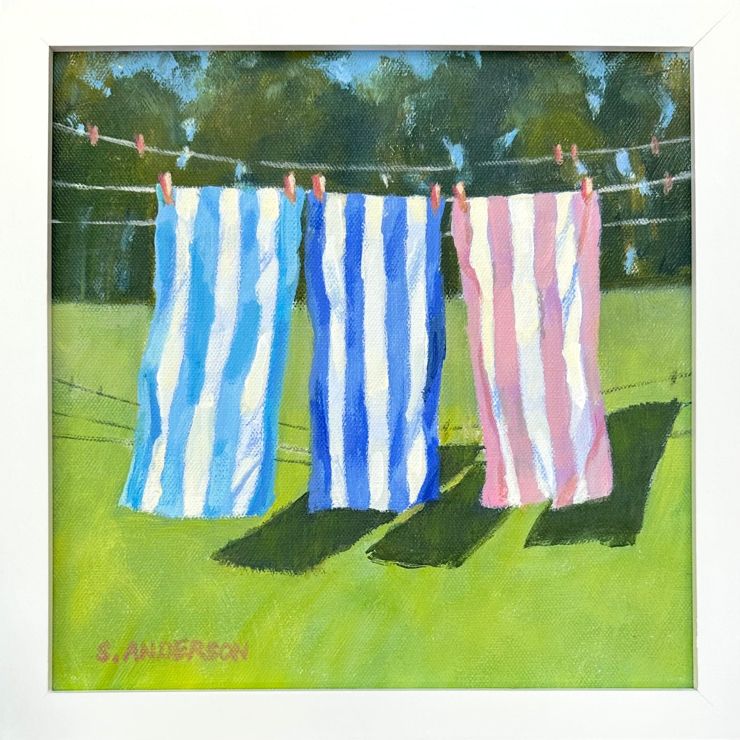 Lake Vibes - Original Painting by Susan Anderson