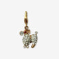 Poodle Refashioned Vintage Rhinestone Charm