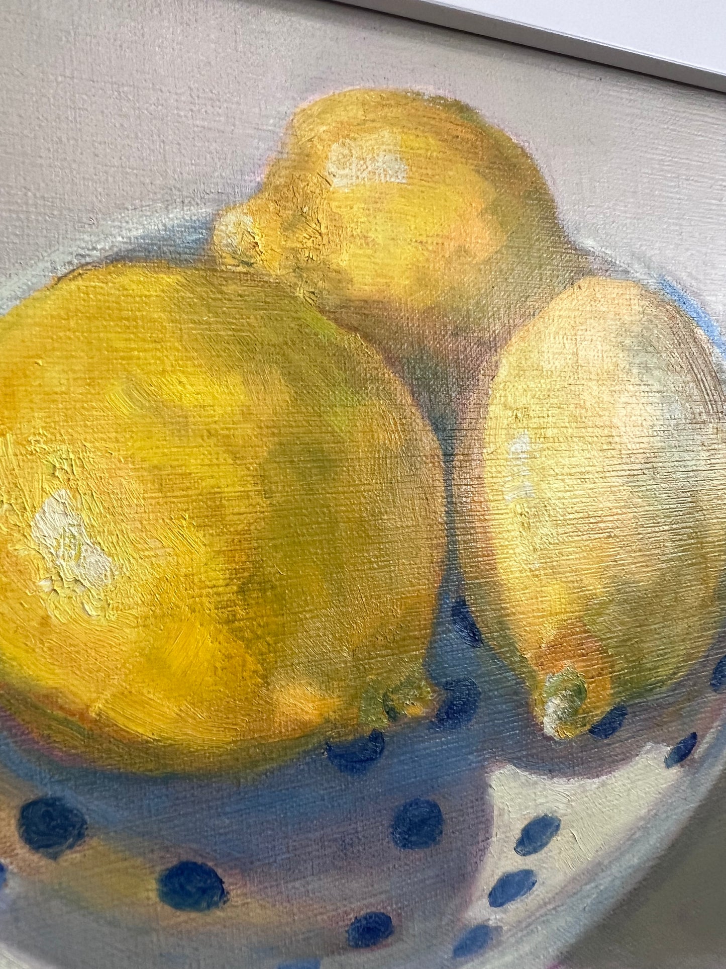 Bowl of Lemons - Original Painting by Susan Anderson