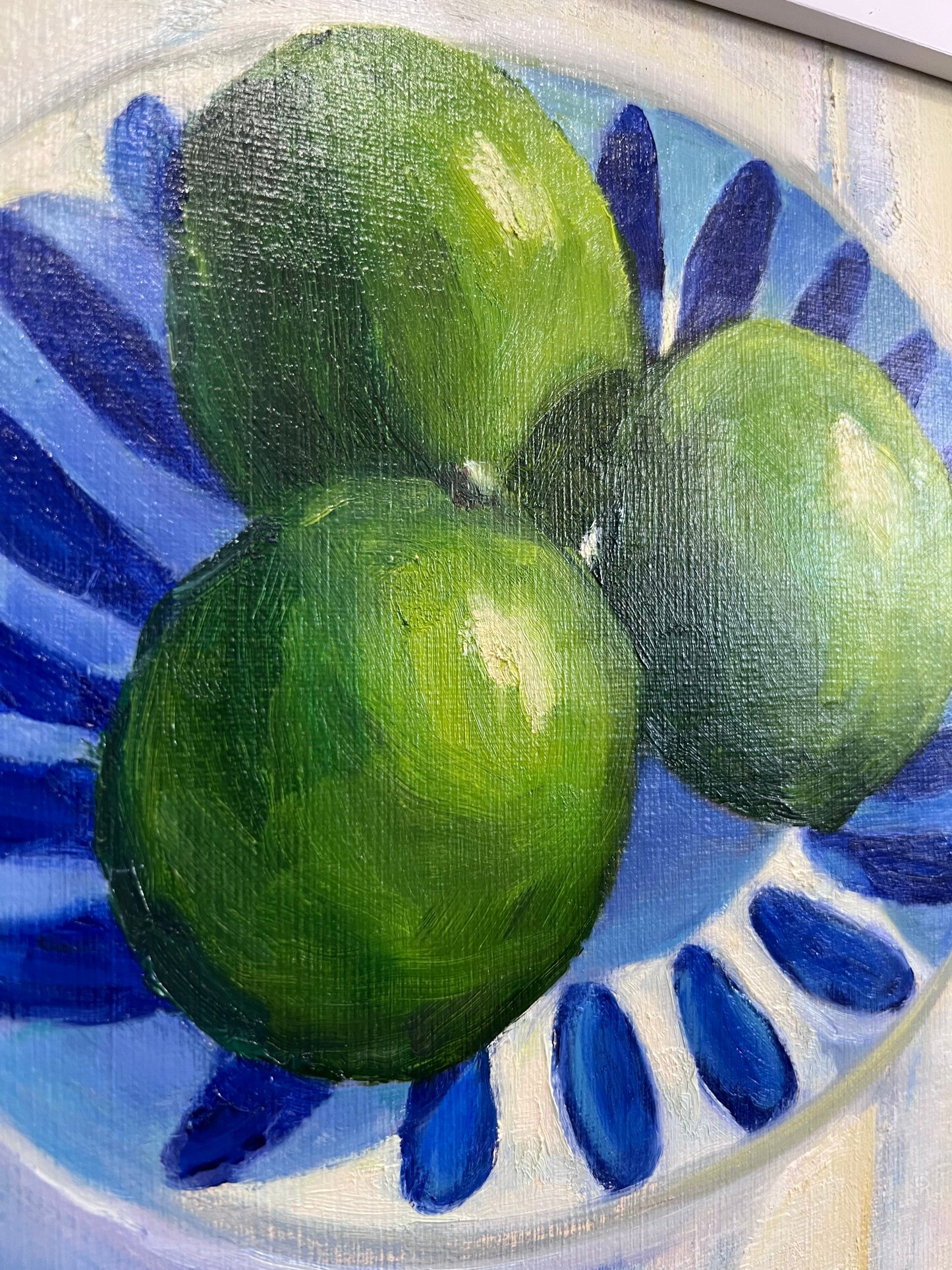 Bowl of Limes - Original Painting by Susan Anderson