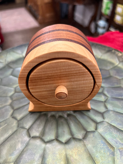Hand Carved Wood Box by Ken Baltuska VIII