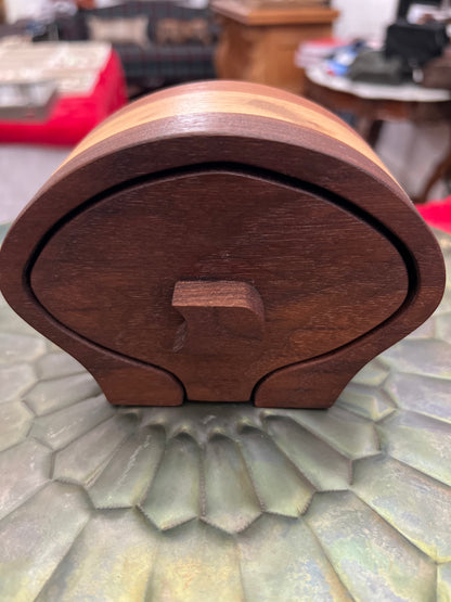 Hand Carved Wood Box by Ken Baltuska VI